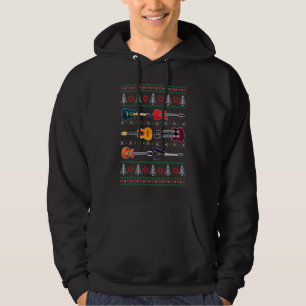 Merry Christmas Guitars Hoodie
