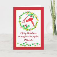 Merry Christmas Hair Stylist Custom