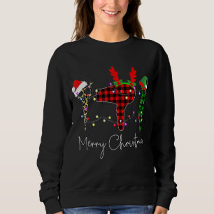 Merry Christmas Hairstylist Funny Tool Hairdresser Sweatshirt