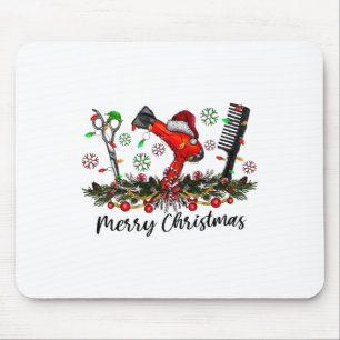 Merry Christmas Hairstylist Hairdresser Matching C Mouse Mat