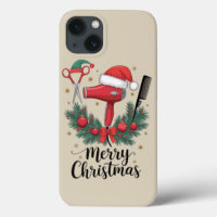 Merry Christmas Hairstylist Hairdresser Xmas Hair