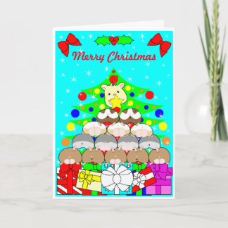 Merry Christmas Hamster-Butt Card