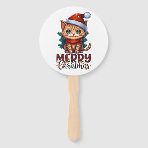 Merry Christmas Hand Fan