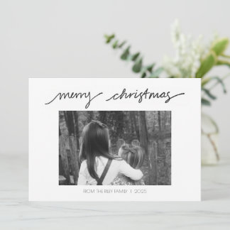 Merry Christmas - Handwritten Minimalist Card