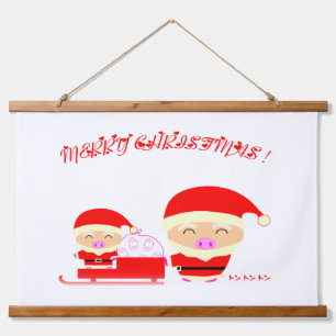 Merry christmas hanging tapestry
