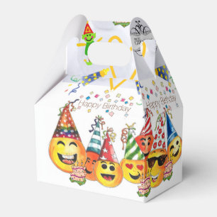 Merry Christmas Happy Birthday Gable Favour Box