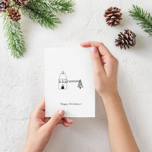 Merry Christmas Happy Holidays Card