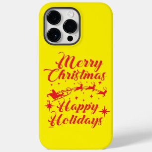 MERRY CHRISTMAS HAPPY HOLIDAYS Case-Mate iPhone 14 PRO MAX CASE