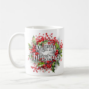Merry Christmas   Happy Holidays Coffee Mug