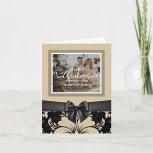 Merry Christmas happy holidays custom photo Invitation