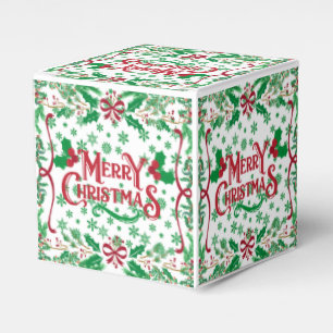 Merry Christmas Happy Holidays  Favour Box