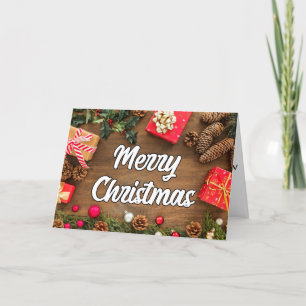 Merry Christmas & Happy Holidays Holiday Card
