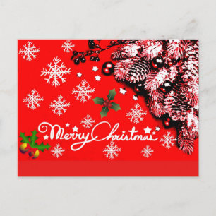 Merry Christmas,Happy Holidays_ Holiday Postcard