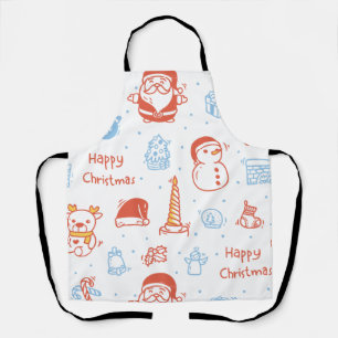 Merry Christmas & Happy Holidays Winter Personaliz Apron