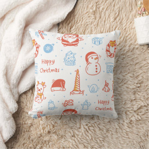 Merry Christmas & Happy Holidays Winter Personaliz Cushion