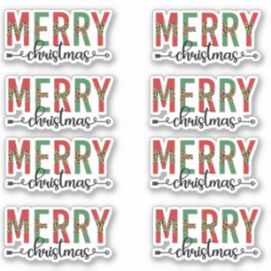 Merry Christmas Happy Mail Gift Decoration Pack