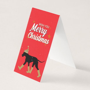 Merry Christmas Happy New Great Dane Year