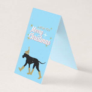 Merry Christmas Happy New Great Dane Year