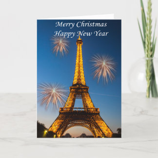 Merry Christmas Happy New Year #1 Holiday Card