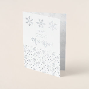 Merry Christmas & Happy New Year! 2025 Snowman Foil Card
