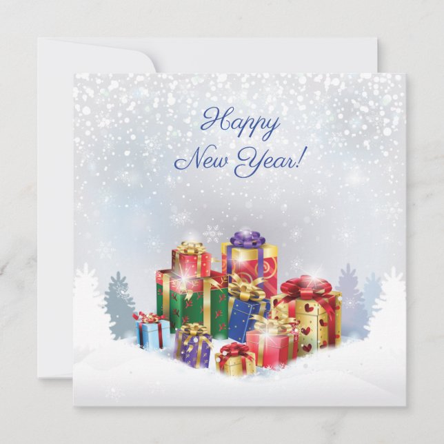Merry Christmas & Happy New Year! 20XX XMAS Card (Front)