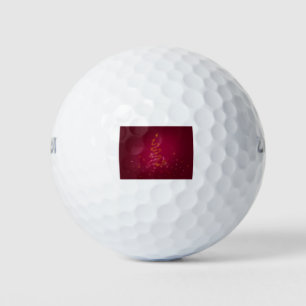 Merry Christmas & Happy New Year 2 Golf Balls