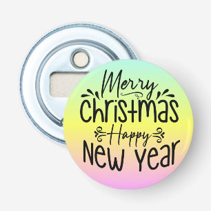 Merry Christmas Happy New Year-45910 Bottle Opener