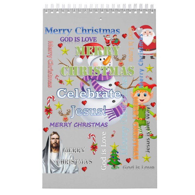 Merry Christmas Happy New Year Calendar 2021 (Cover)