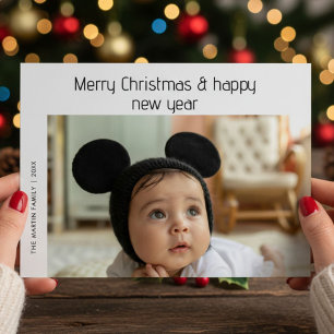 Merry Christmas & Happy New Year Cheerful card