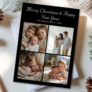 Merry Christmas & Happy New Year – Classic card