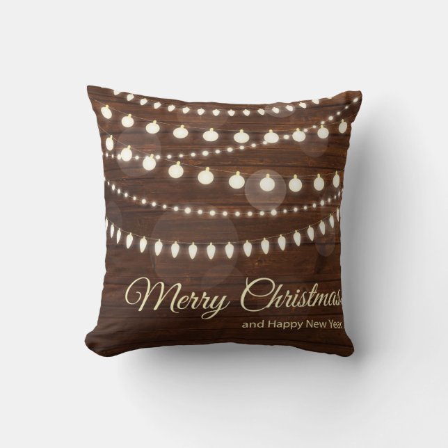 Merry Christmas & Happy New Year Cushion (Front)