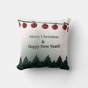 Merry Christmas, Happy New Year Cushion