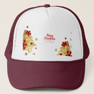 Merry Christmas Happy New Year Festive Holiday-Cap Trucker Hat
