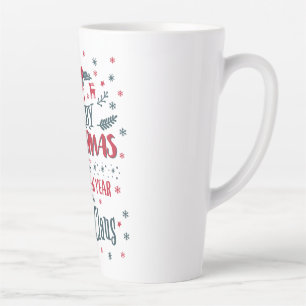 Merry Christmas & Happy New Year From Santa Claus Latte Mug