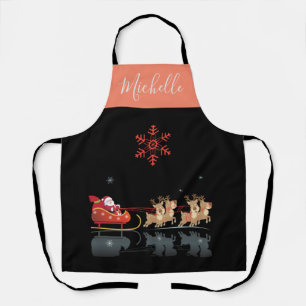 Merry Christmas & Happy New Year! Gifts Santa Apron