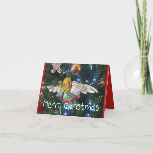 MERRY CHRISTMAS HAPPY NEW YEAR GREETING CARD