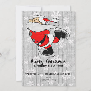 Merry Christmas & Happy New Year Greeting Card