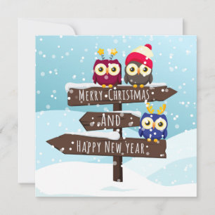 Merry Christmas/Happy New Year Holiday Card