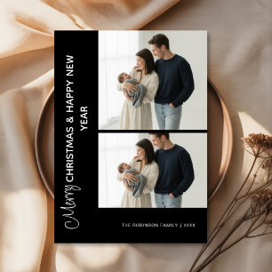 Merry Christmas & Happy New Year holiday card