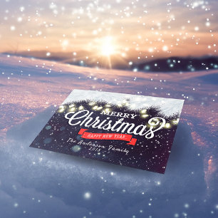 Merry Christmas & Happy New Year Holiday Greetings