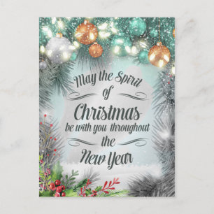 Merry Christmas  Happy New Year Holiday Greetings