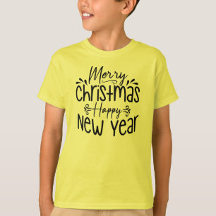 Merry Christmas Happy New Year T-Shirt