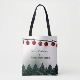 Merry Christmas, Happy New Year Tote