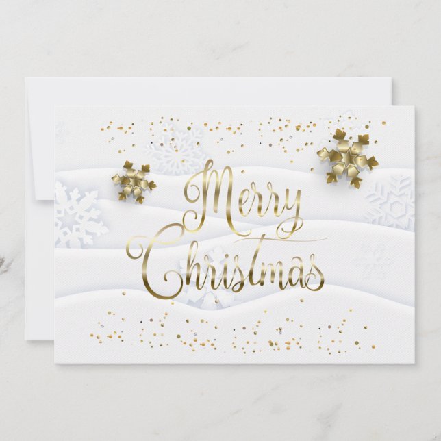 Merry Christmas & Happy New Year! XMAS Save The Date (Front)