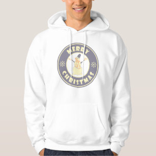 Merry Christmas happy snowman famous coffe style Hoodie