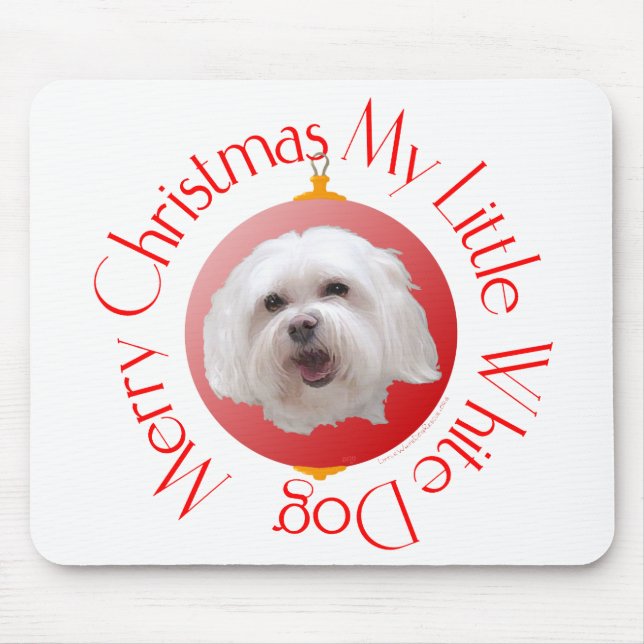 Merry Christmas Havanese Mouse Mat (Front)