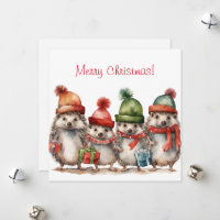Merry Christmas Hedgehog