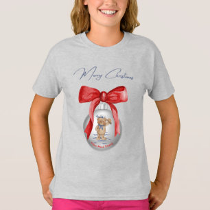 Merry Christmas Hilton Head Island Bear Ornament T-Shirt