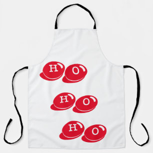 merry christmas ho ho ho apron