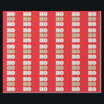 Merry Christmas HoHoHo Party Minimalist Plain Wrapping Paper<br><div class="desc">Specific,  plain,  eyecatching template at affordable price. Choose from variety of different card designs,  types and fonts.</div>